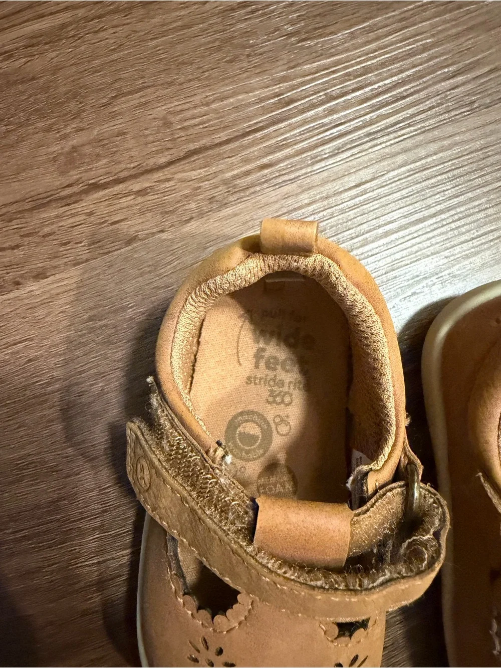 Toddler size 4 Tan Mary Jane Shoes